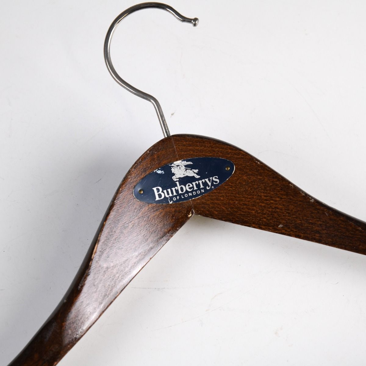 Vintage Burberry Wooden Clothes Hanger