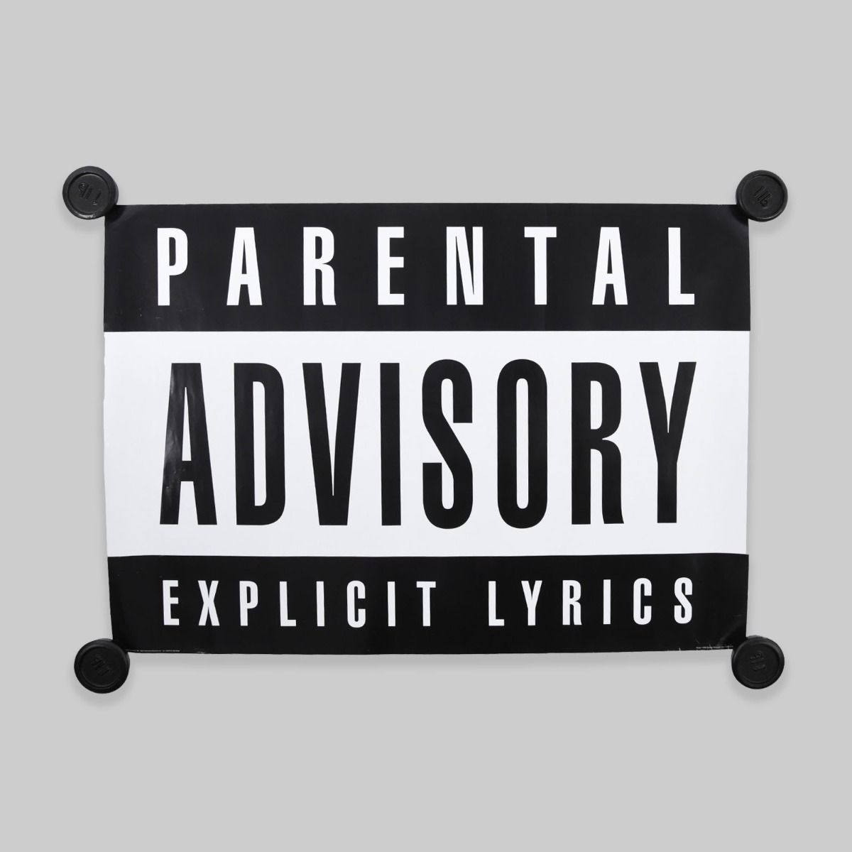 Parental Advisory Explicit Lyrics Poster A1