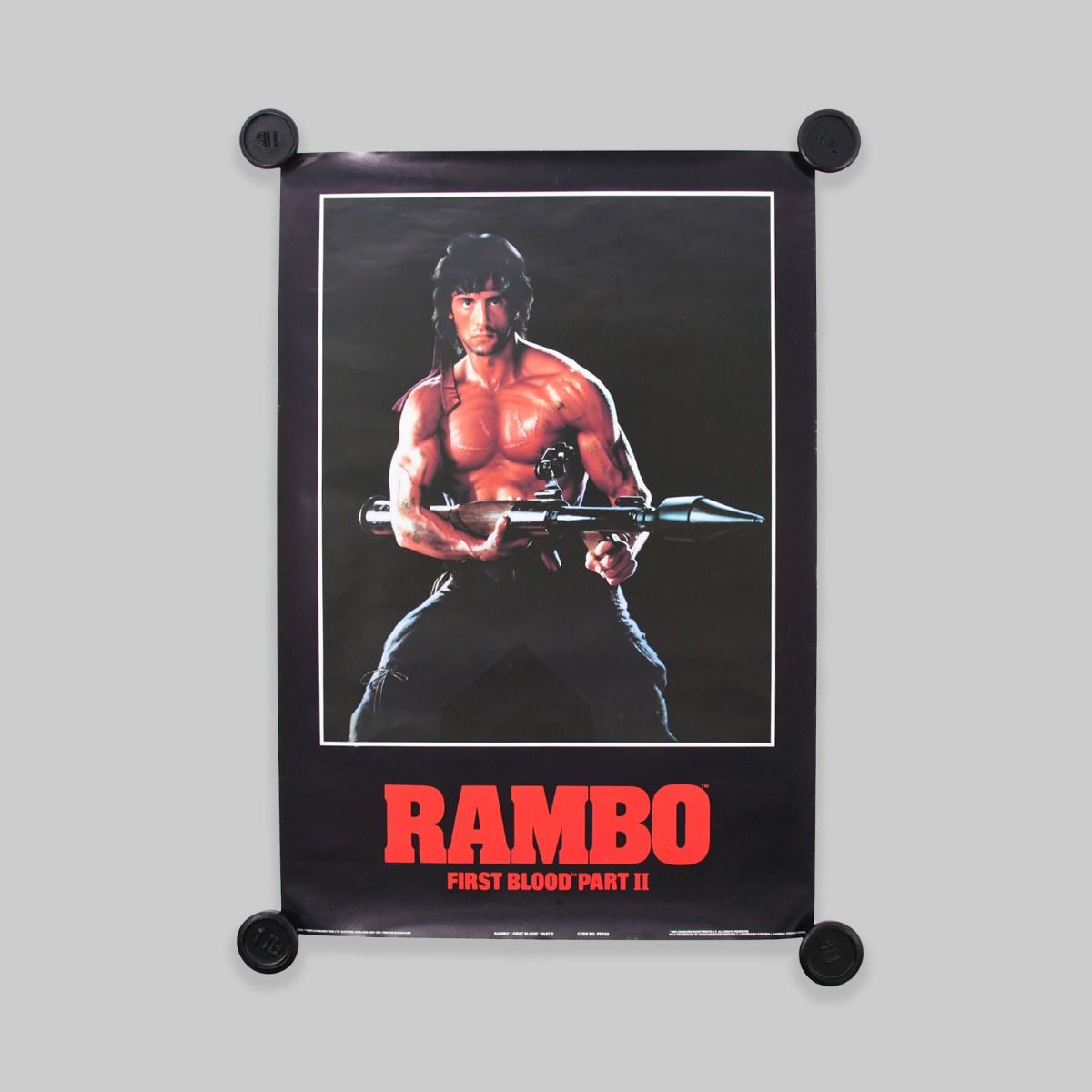 Rambo First Blood Part 2 Poster A1