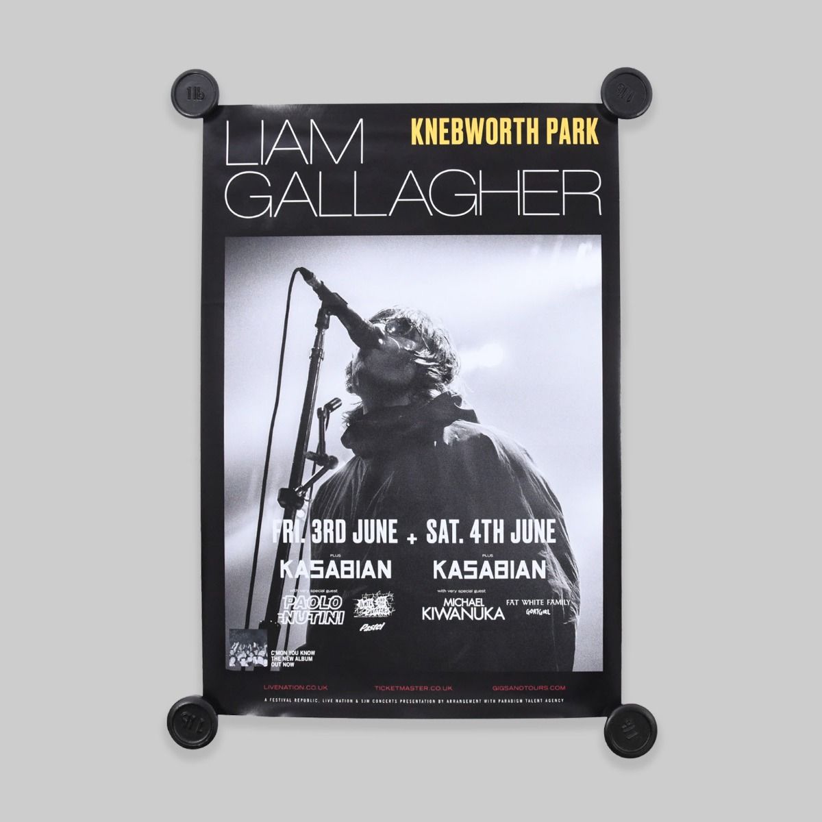 Liam Gallagher Gig Poster A1