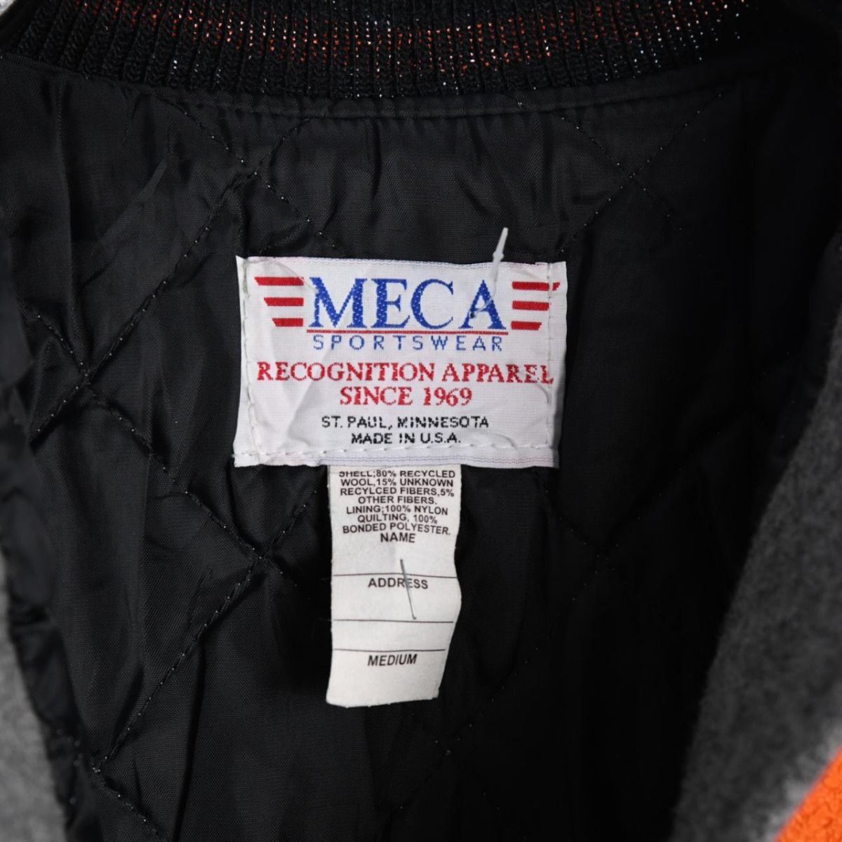 1990s Meca Sportswear Varsity Jacket 