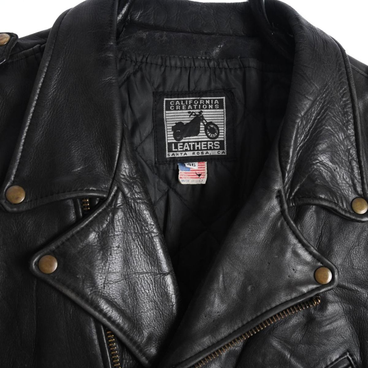 Harley Davidson 1990s Leather Biker Jacket