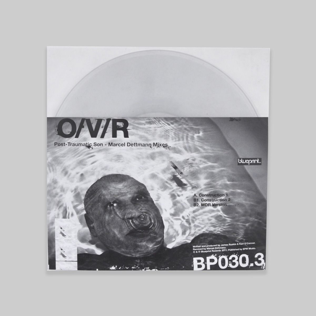 O/V/R – Post-Traumatic Son (Marcel Dettmann Mixes) 12" (Clear Vinyl)