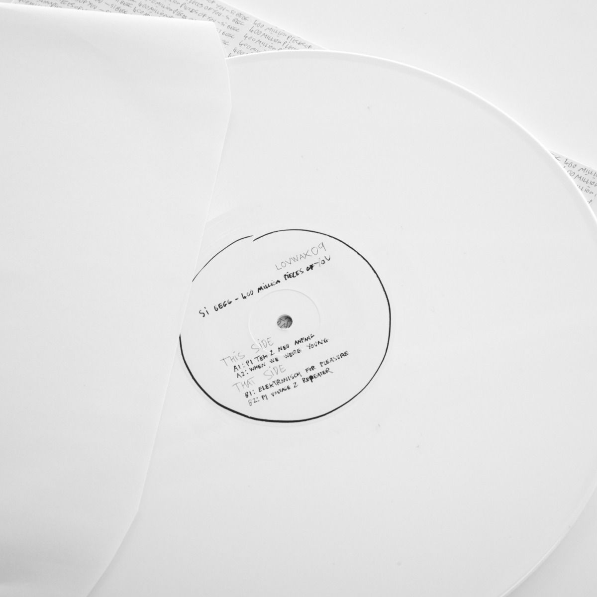 Si Begg - 400 Million Pieces Of You 12" (White Vinyl)