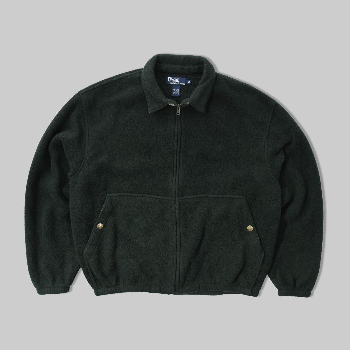 Polo Ralph Lauren 1990s Fleece Harrington Green Jacket