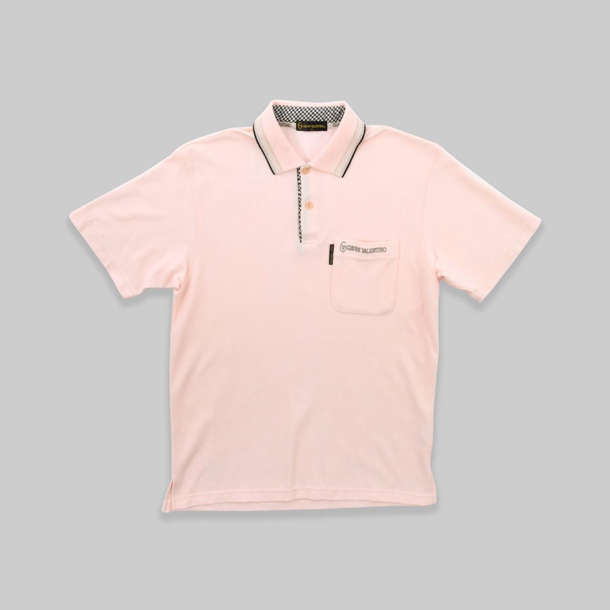Gianni Valentino Pink Polo Shirt