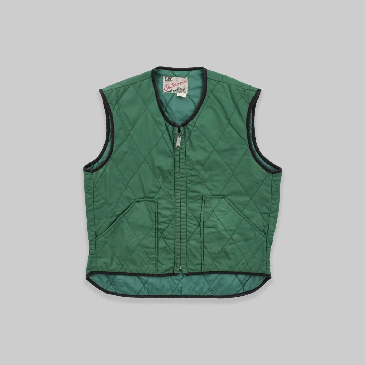 Lee Outerwear 1970s Diamond Western Quilted Vest