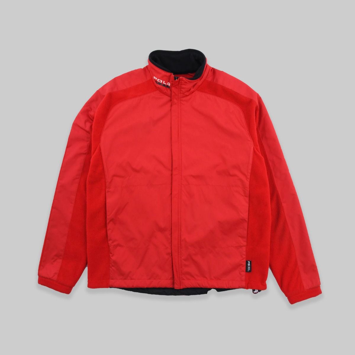 Ralph Lauren Polo Sport Red Fleece With  Light Shell Panelling