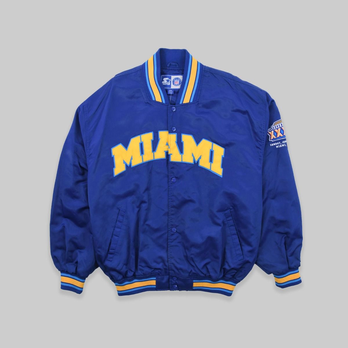Miami 1999 Super Bowl Starter Satin Jacket