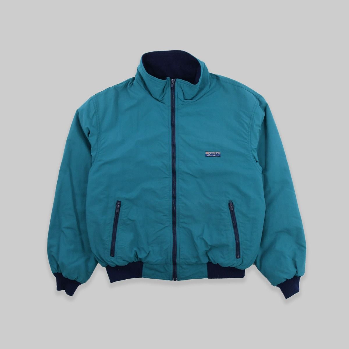 Eddie Bauer 1990s Fleece Lined Bomber Jacket