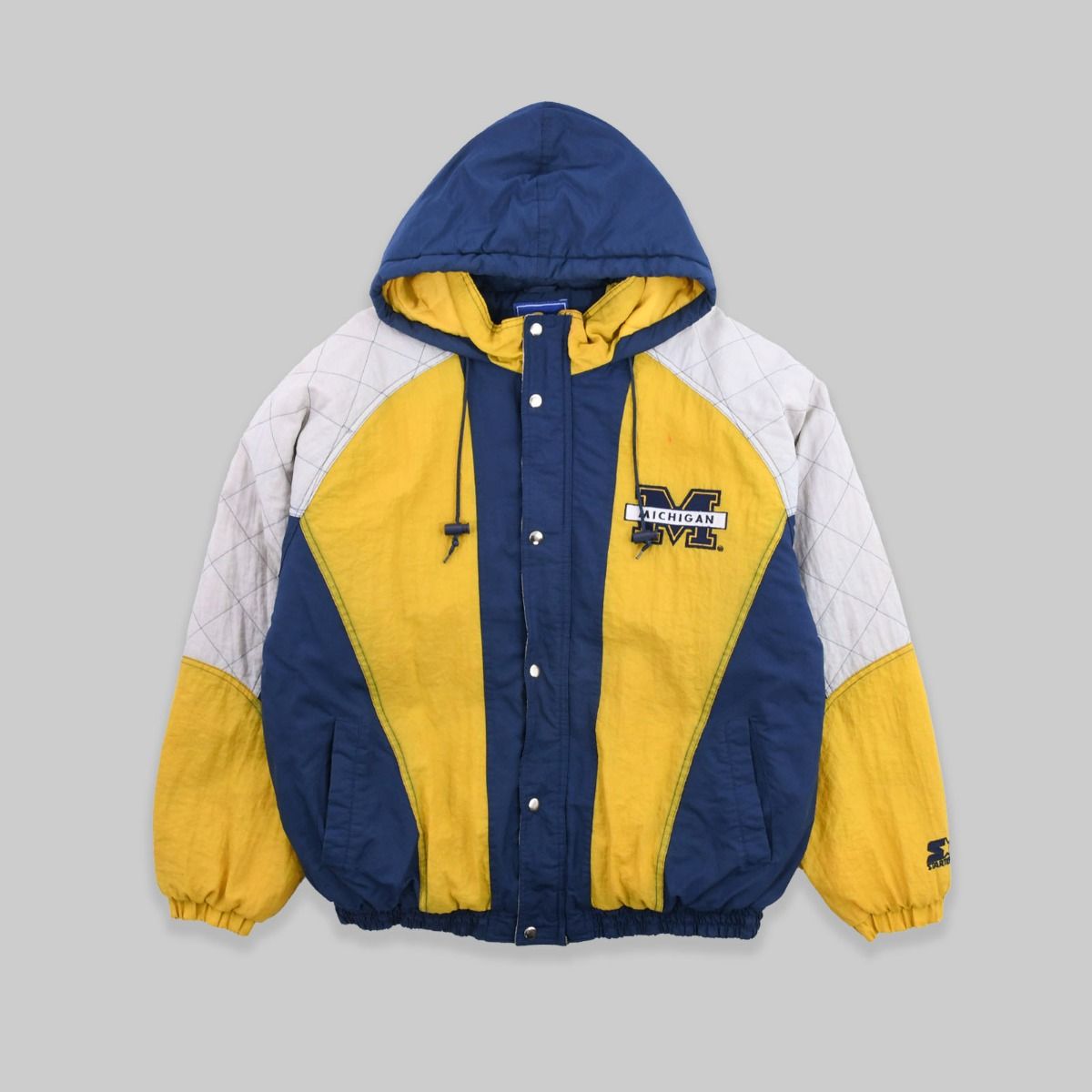 Michigan 1990s Starter Padded Jacket
