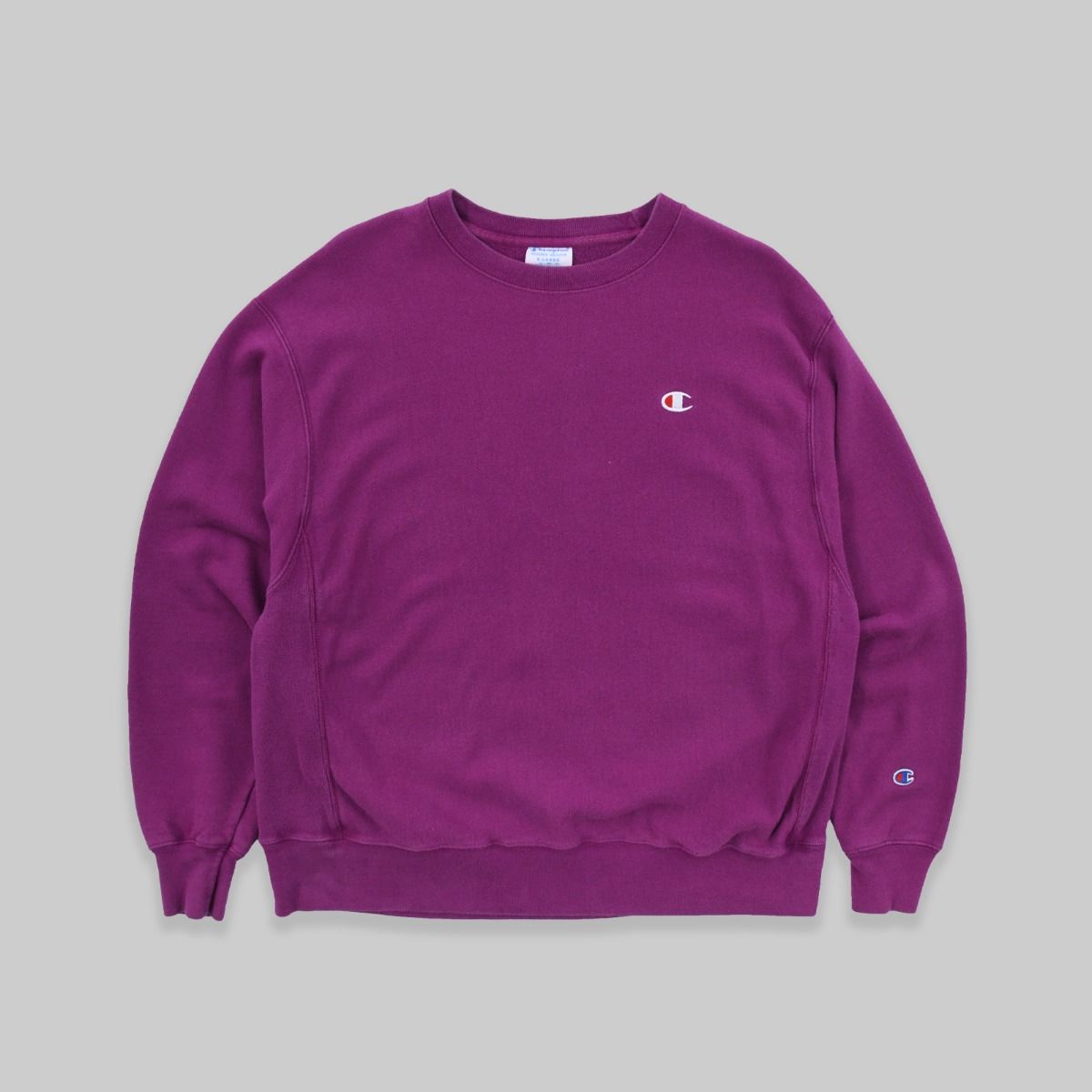 Champion Reverse Weave Purple Sweatshirt