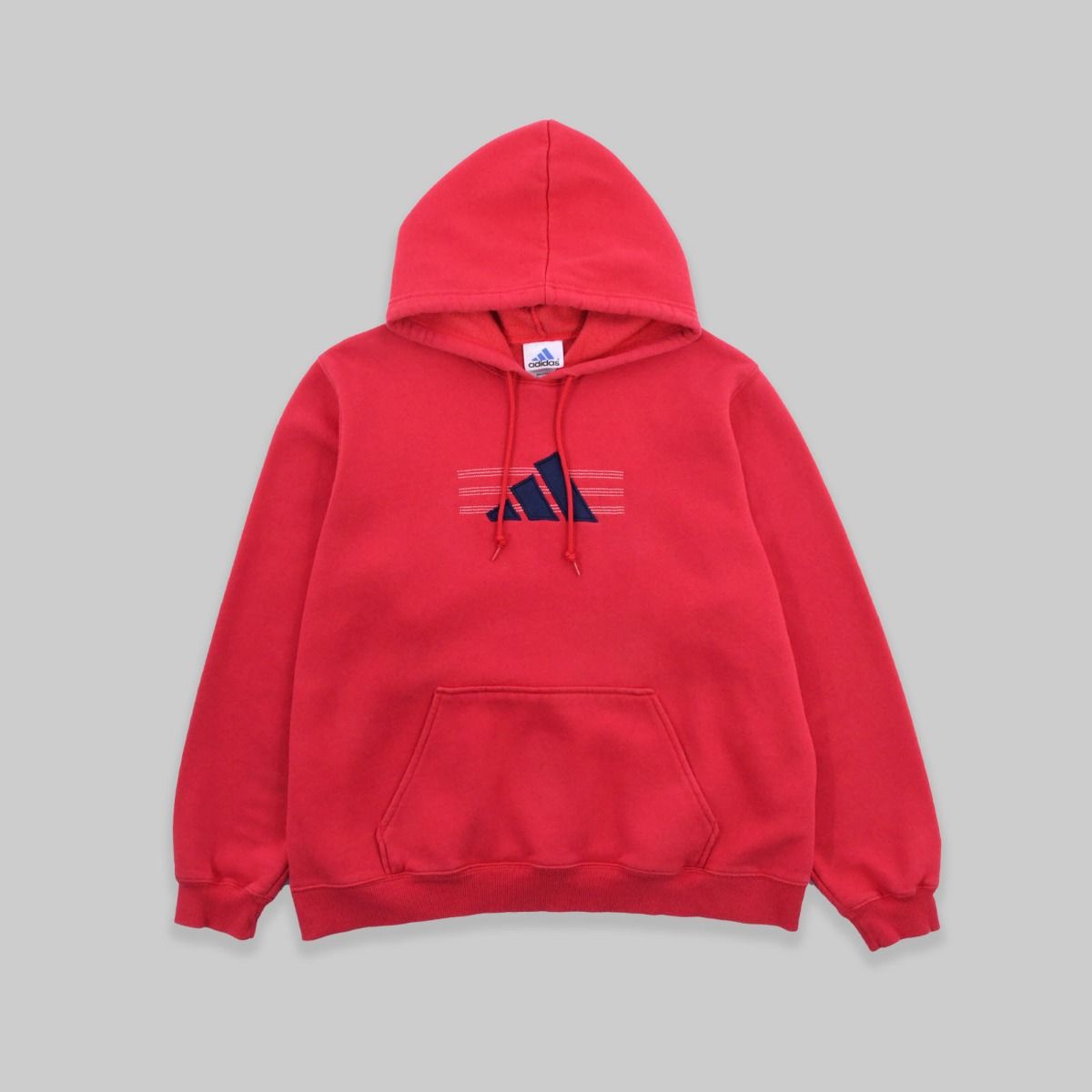Adidas 1990s Red Hoodie