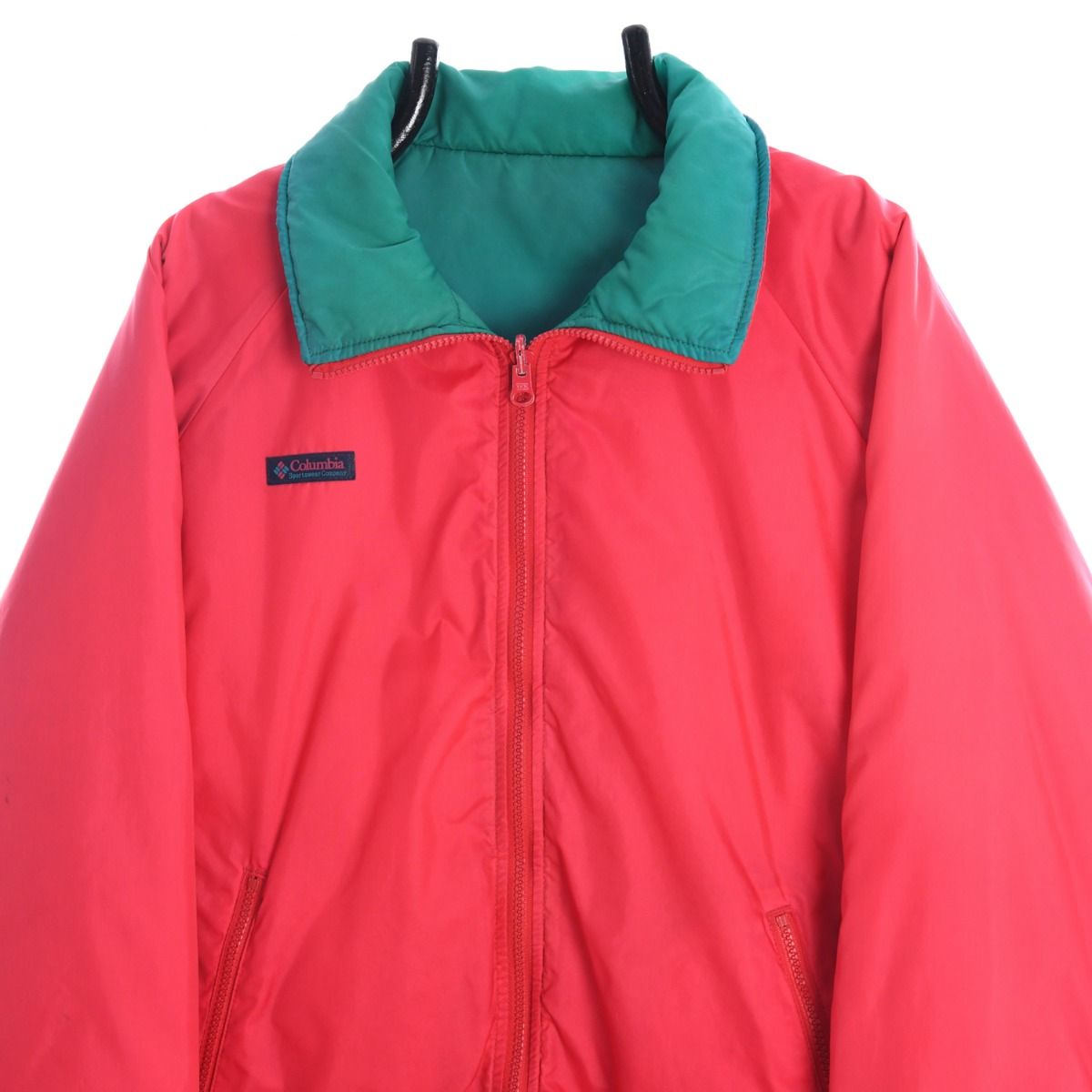 Columbia 1990s Reversible Red Color Padded Jacket