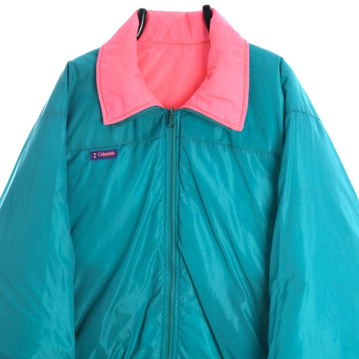 Columbia 1980s Reversible Down Puffer Jacket