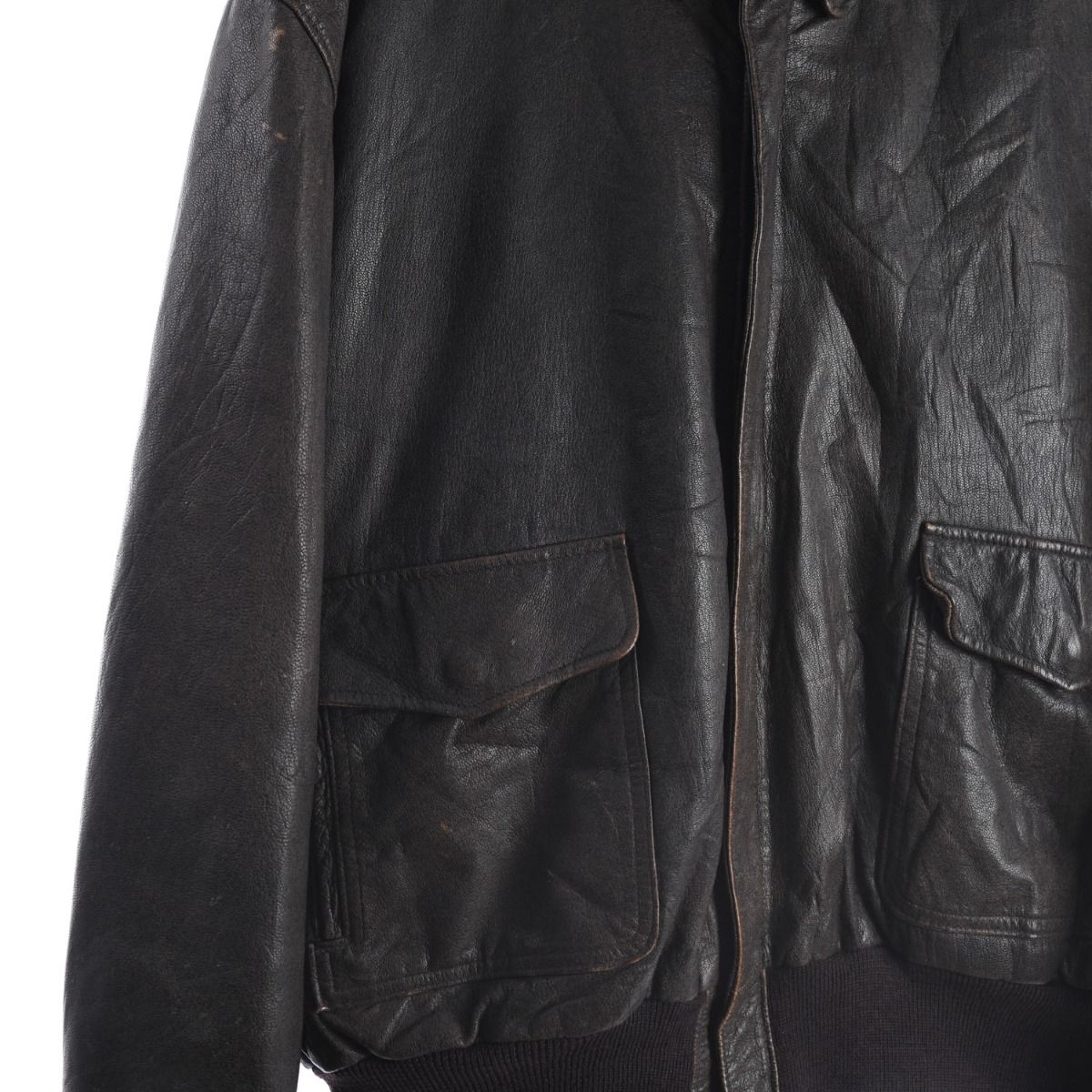 LL Bean 1970s A2 Leather Flight Jacket