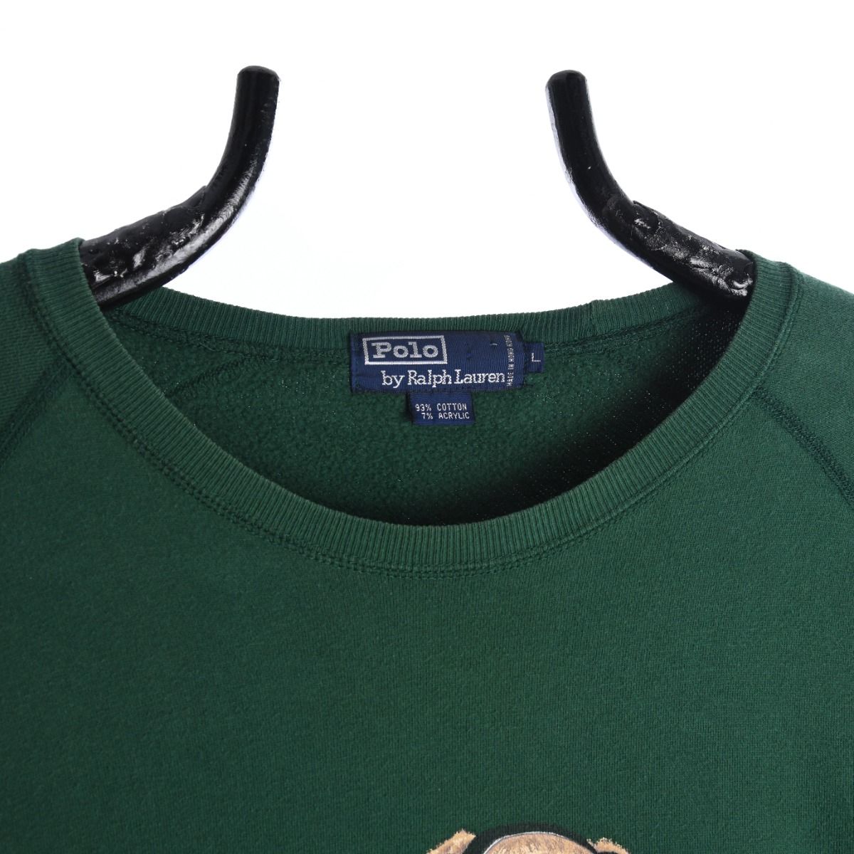 Ralph Lauren 1990s Polo Bear Green Sweatshirt