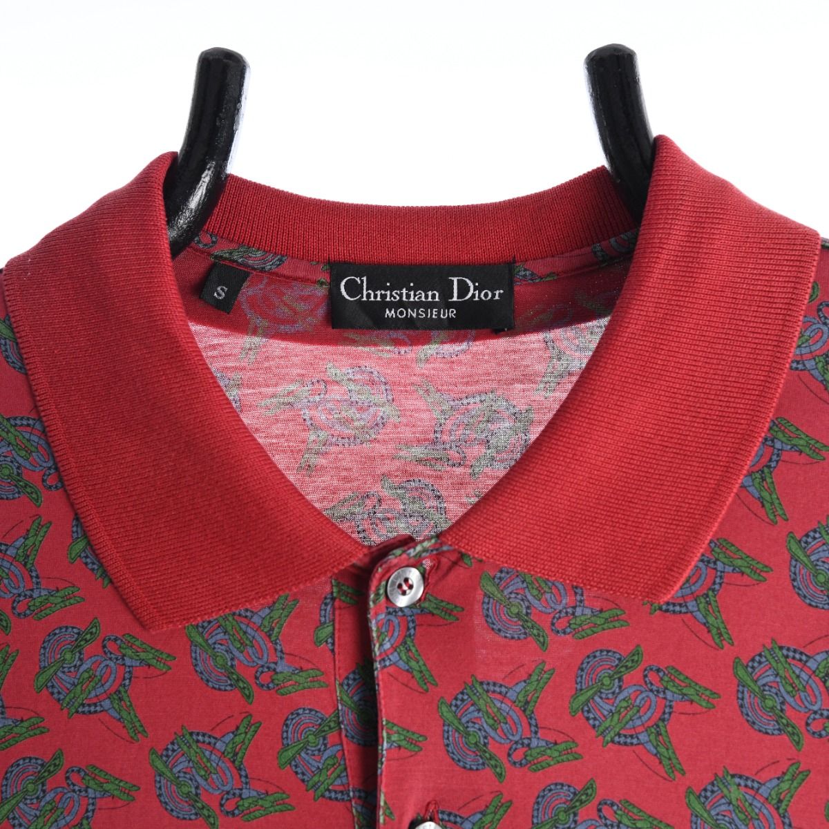 Christian Dior Monsieur 1990s Polo Red Shirt