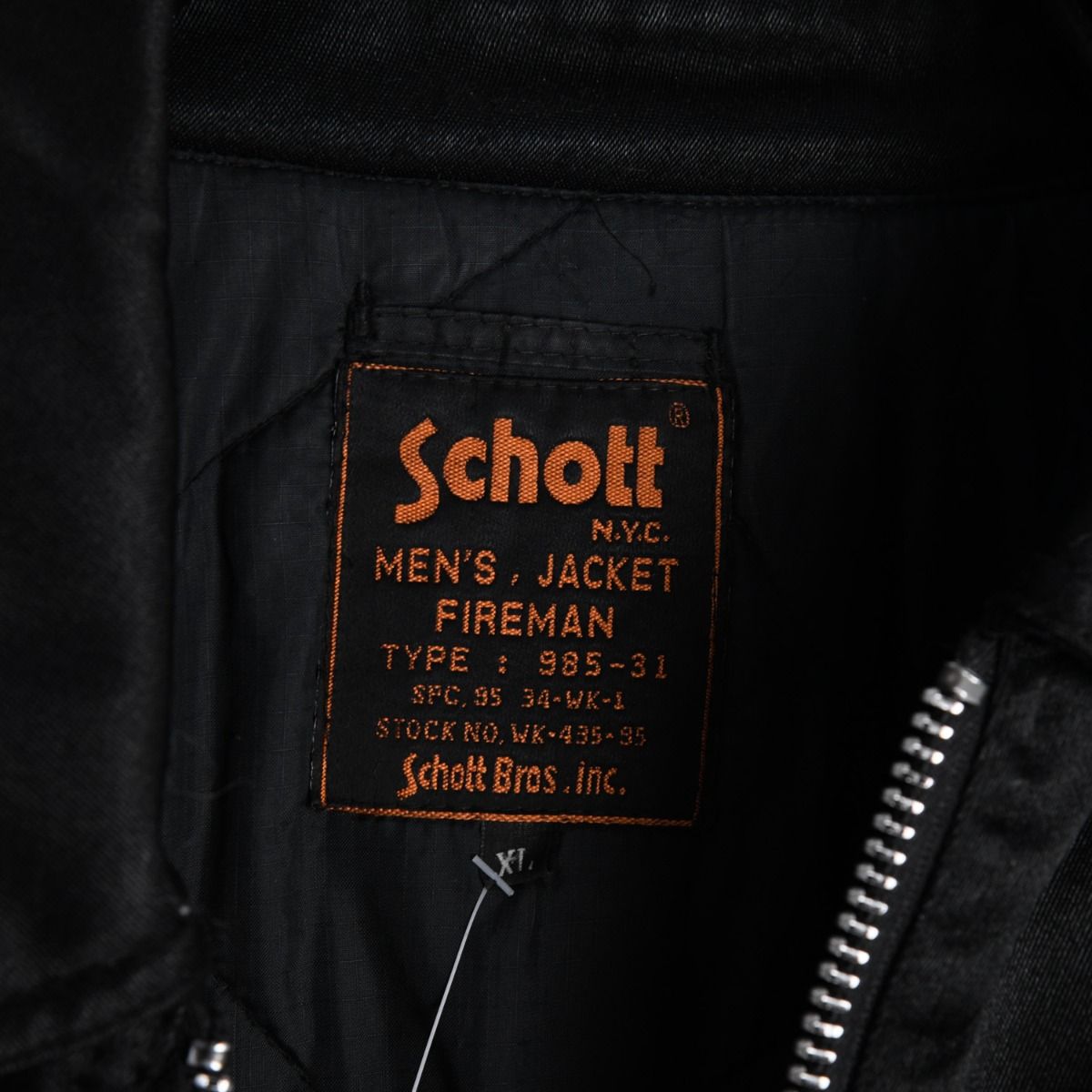 Schott 1980s Fireman Jacket