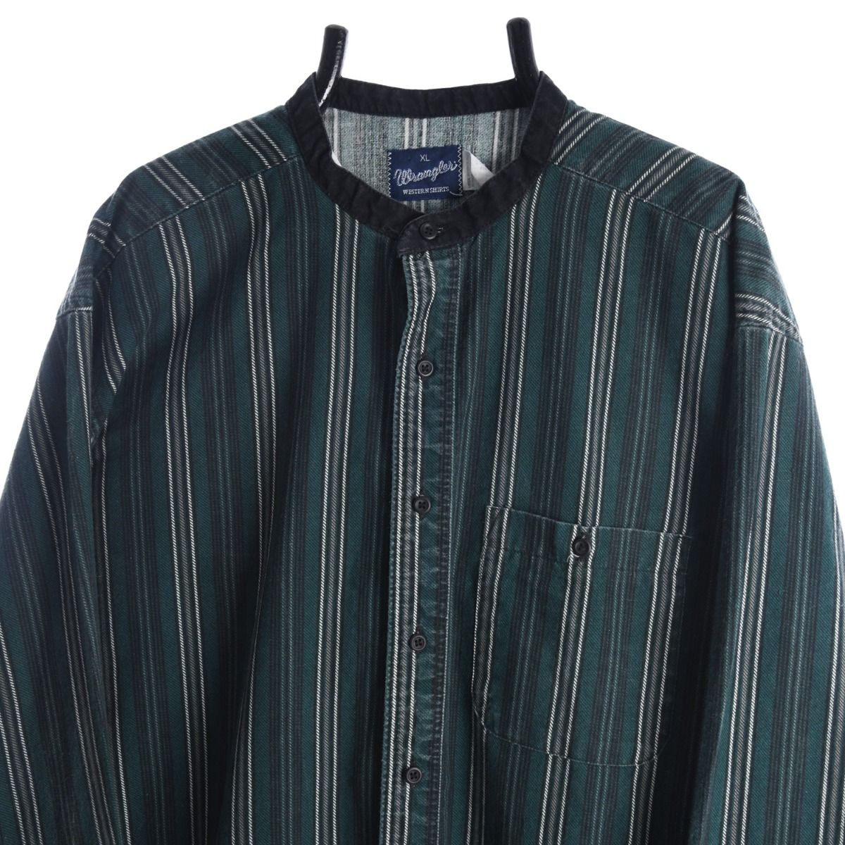 Wrangler 1980s Collarless Cotton Shirt