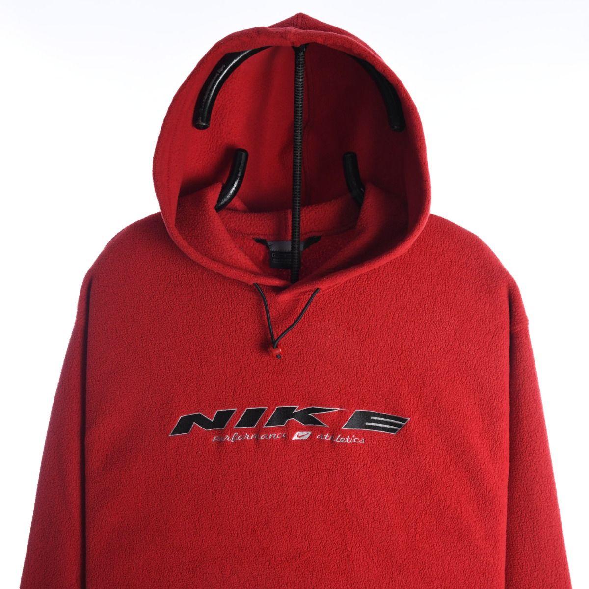 Nike Early 2000s Fleece Red Hoodie