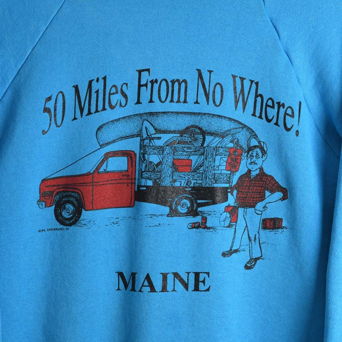 'Maine - 50 Miles From Nowhere' 1987 Sweatshirt