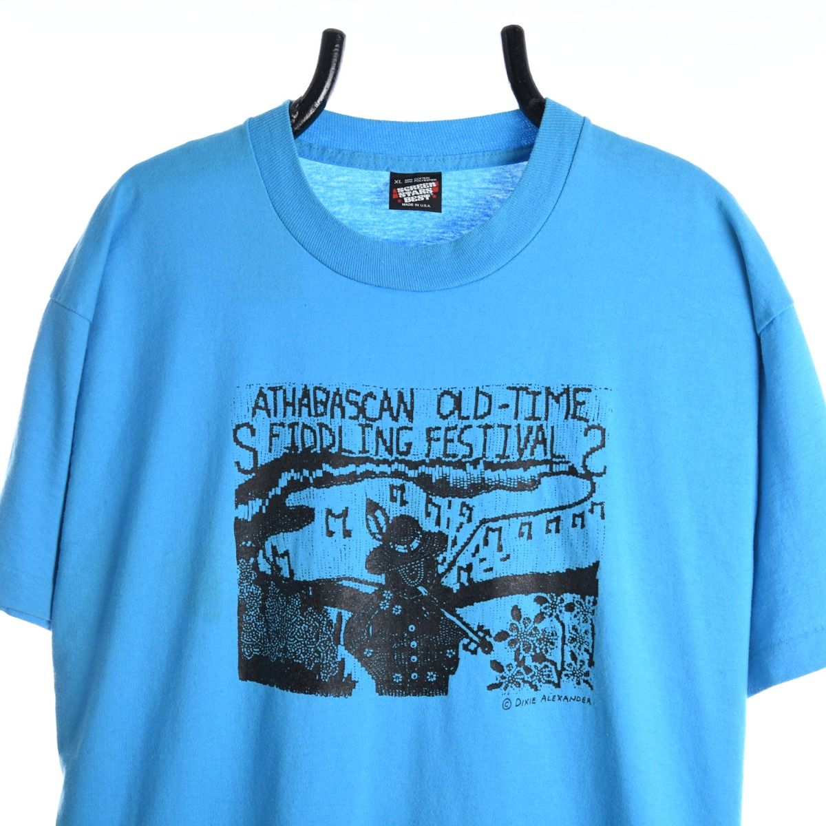'Athabascan Old-Time Fiddling Festival' 1990s T-Shirt