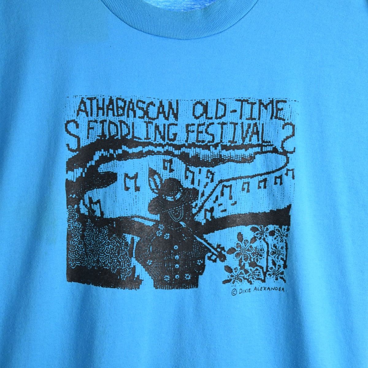 'Athabascan Old-Time Fiddling Festival' 1990s T-Shirt