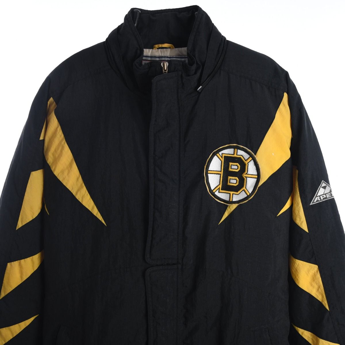 Boston Bruins 1990s Half-Zip Padded Jacket