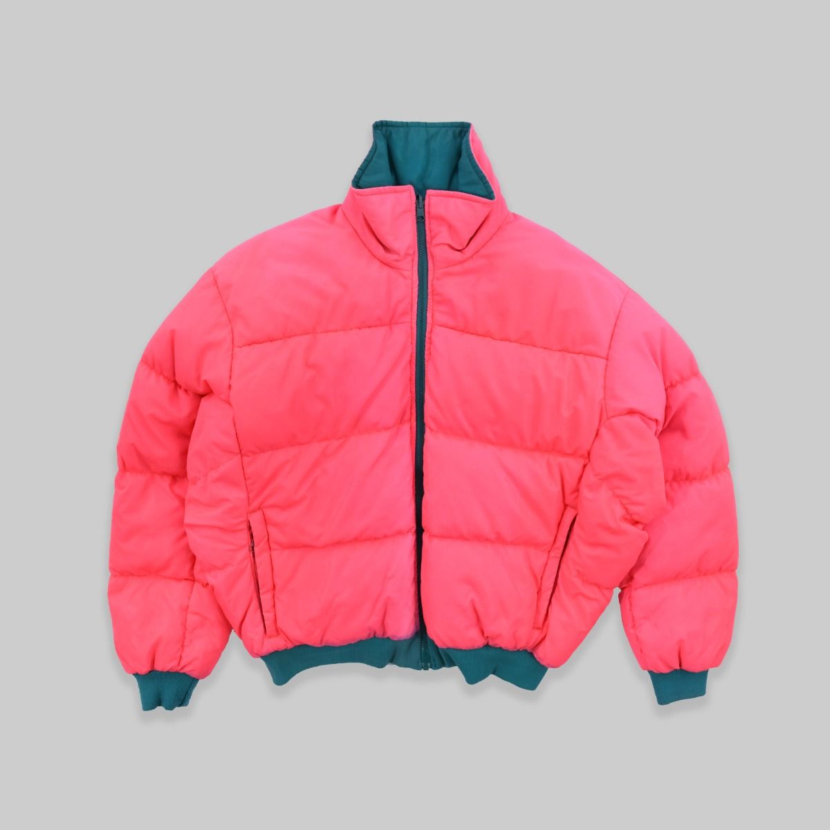 Columbia 1980s Reversible Down Puffer Jacket