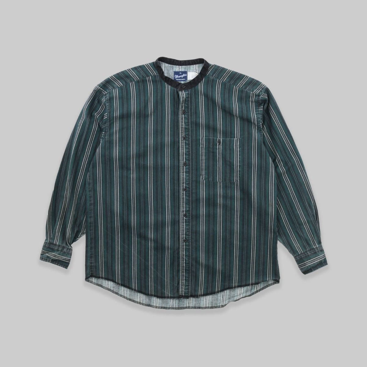 Wrangler 1980s Collarless Cotton Shirt