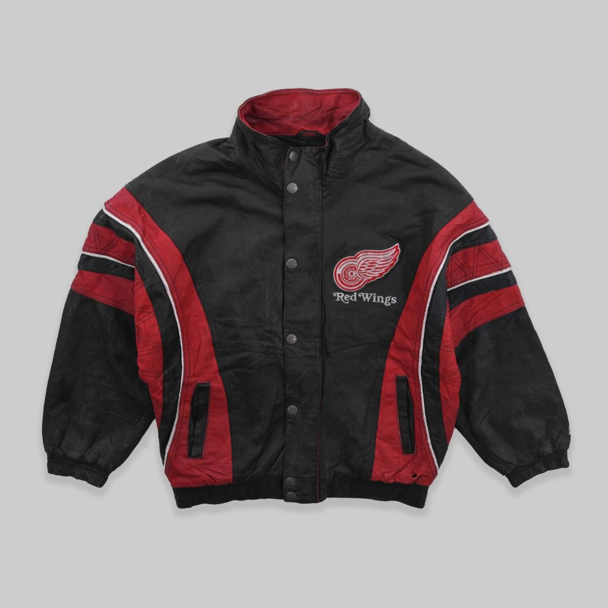 Detroit Red Wings X Starter 1990s Leather Jacket 