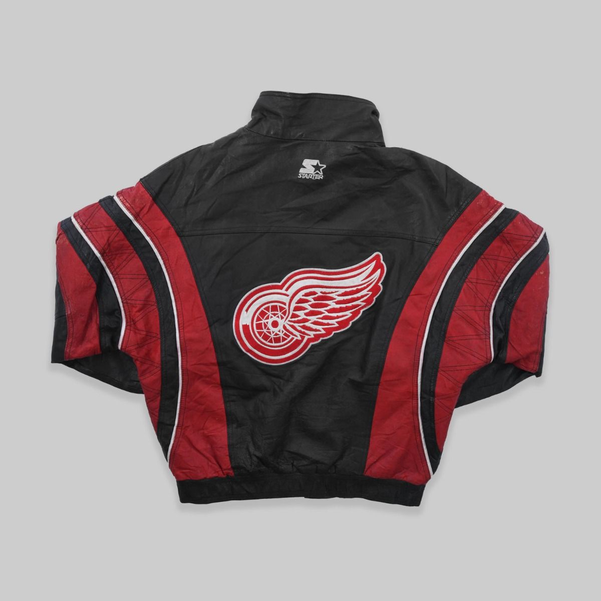 Detroit Red Wings X Starter 1990s Leather Jacket 