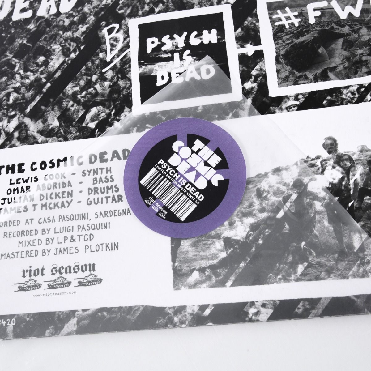 The Cosmic Dead – Psych Is Dead 12" LP (White Vinyl)