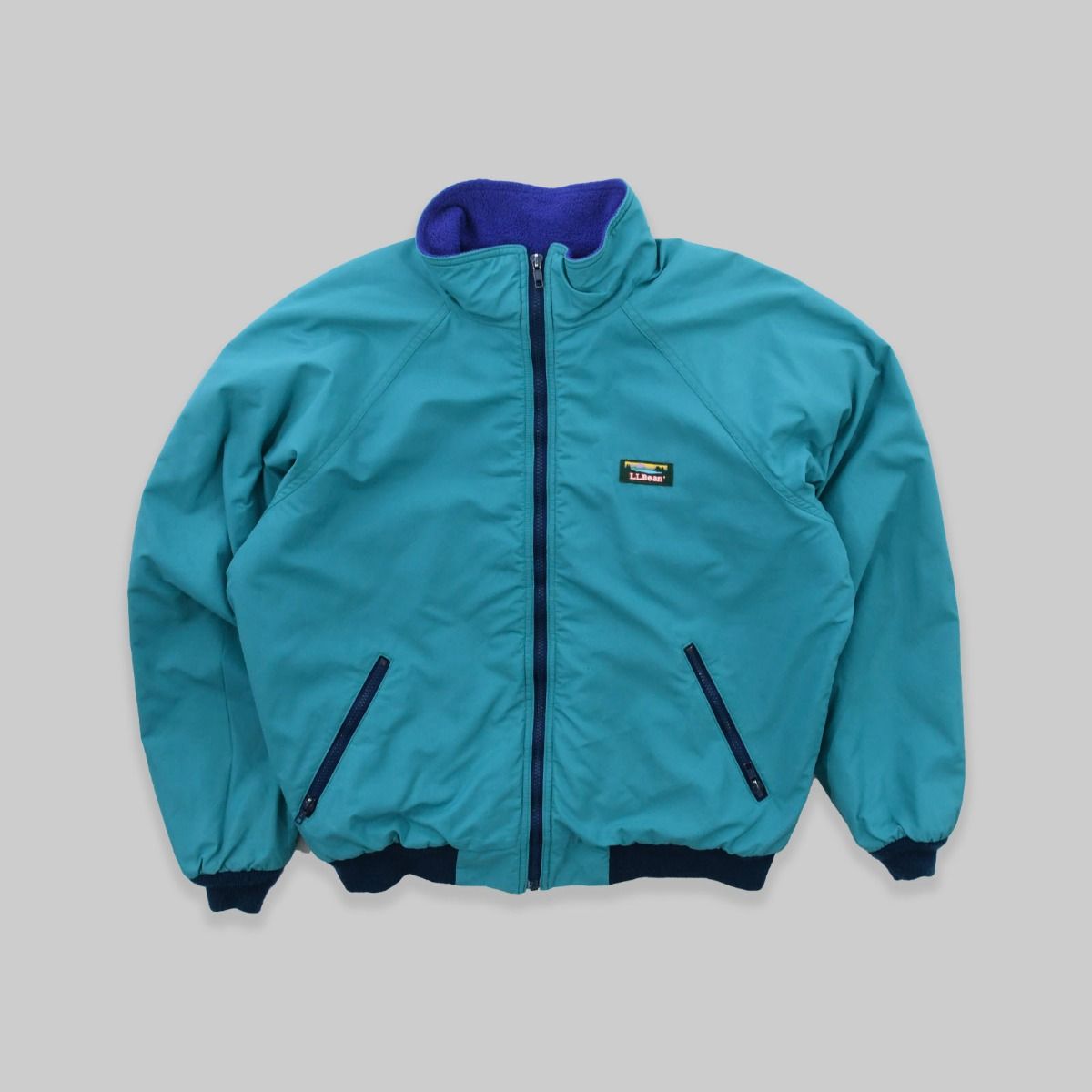 LL Bean 1990s Fleece Lined Jacket