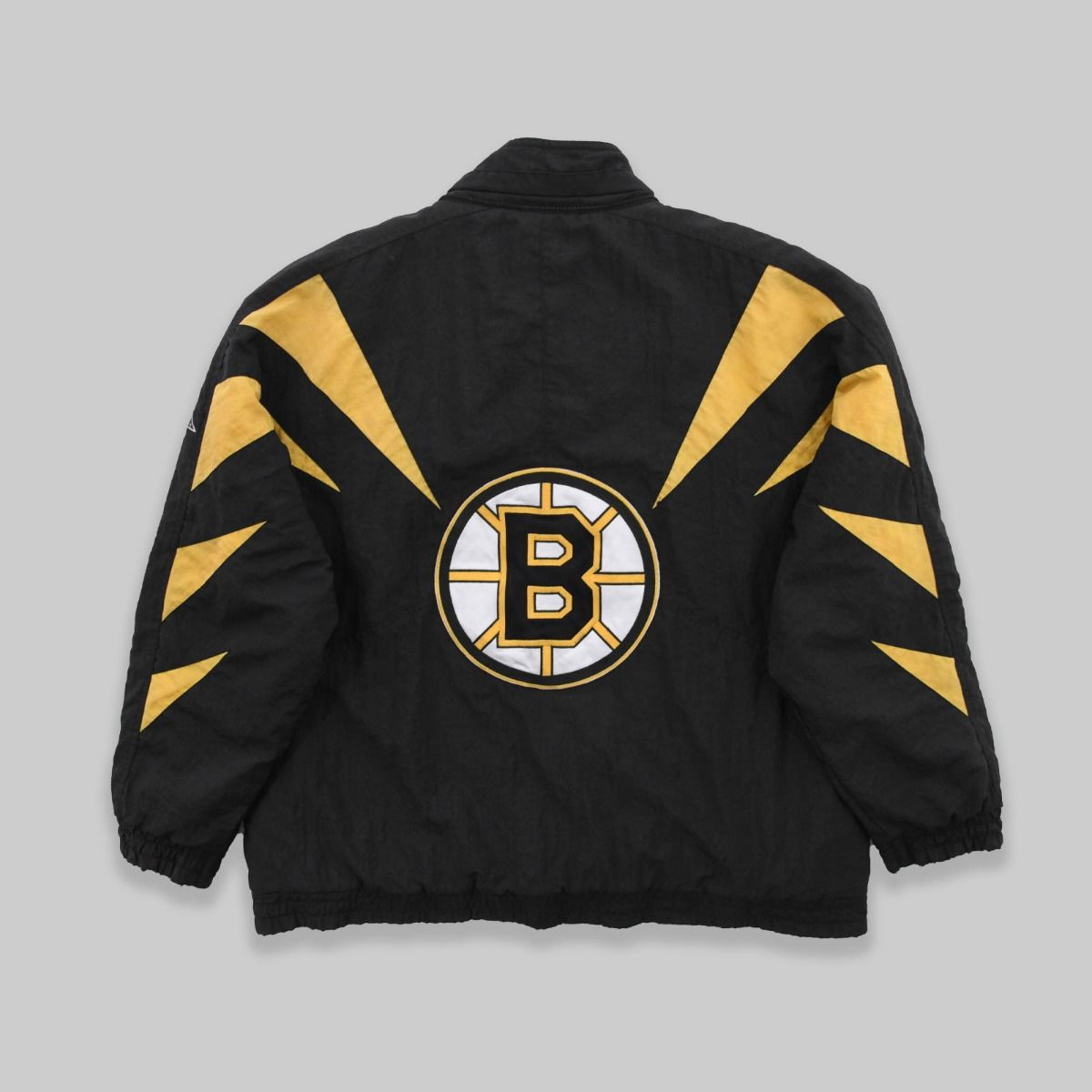 Boston Bruins 1990s Half-Zip Padded Jacket