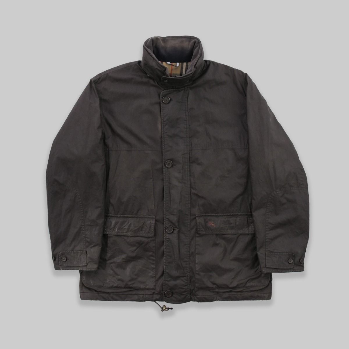 Burberry 1990s Wax Cotton Jacket