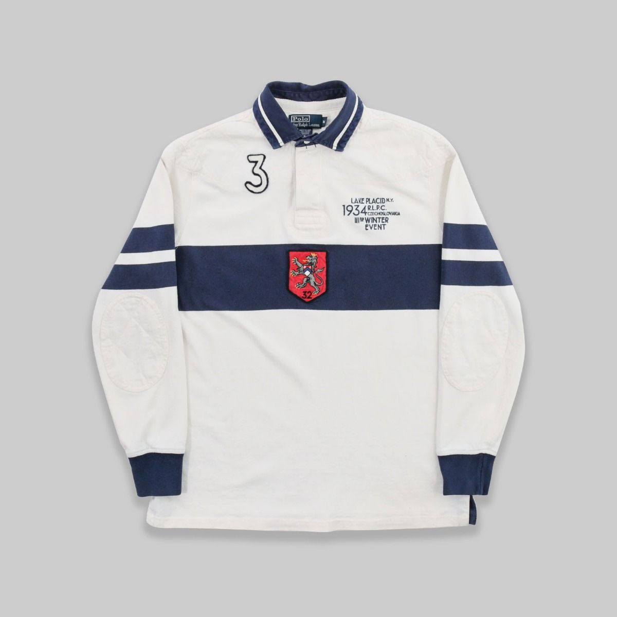  Ralph Lauren Lake Placid NY 1934 Winter Event Rugby Shirt