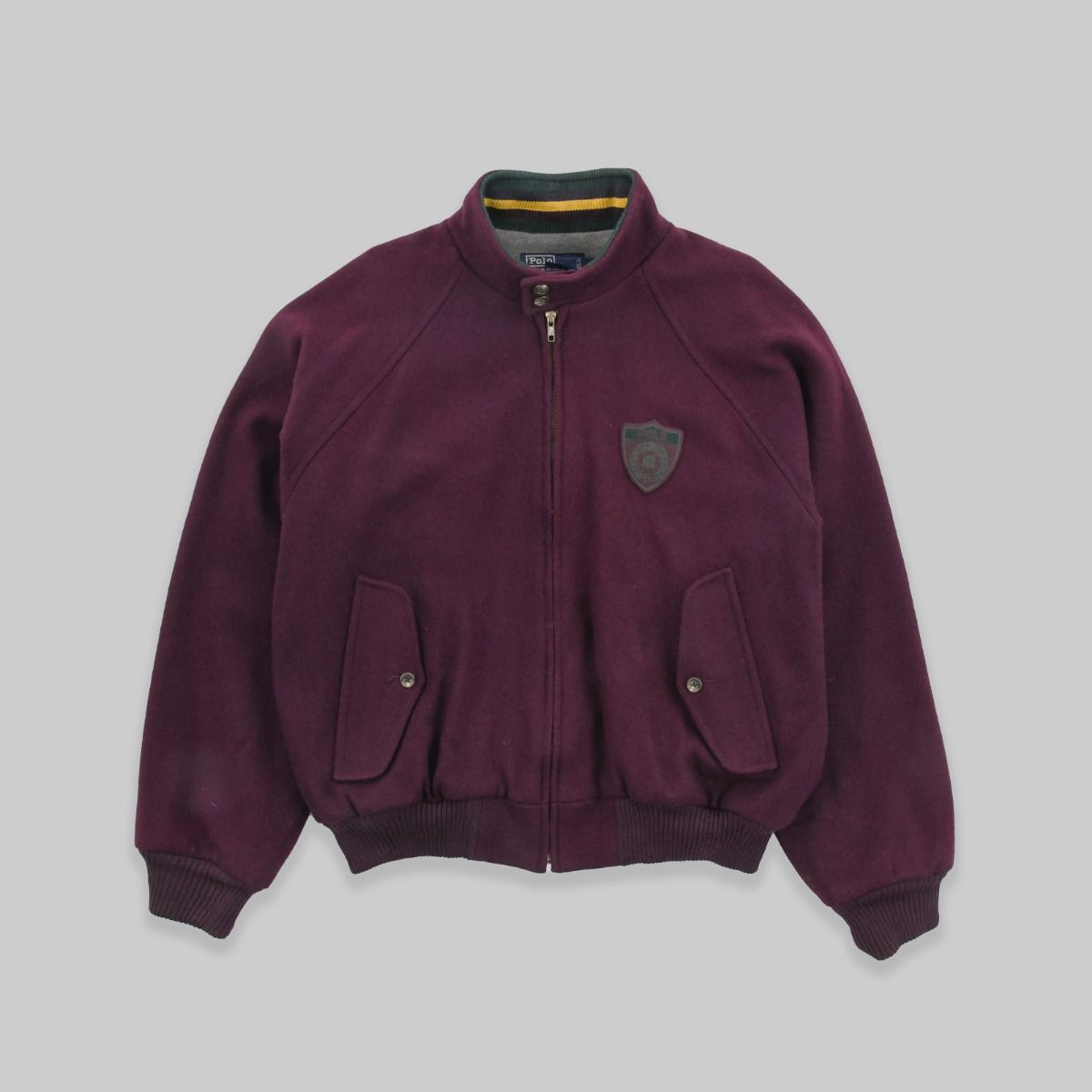 Ralph Lauren 1980s Wool Harrington Jacket