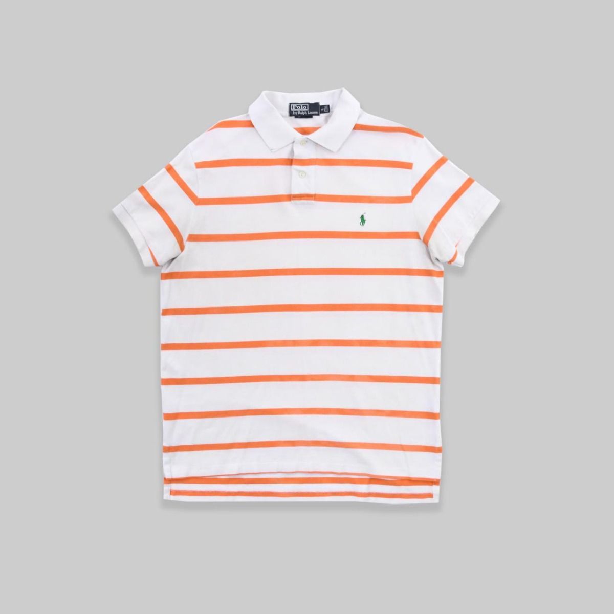Ralph Lauren Orange & White Polo Shirt