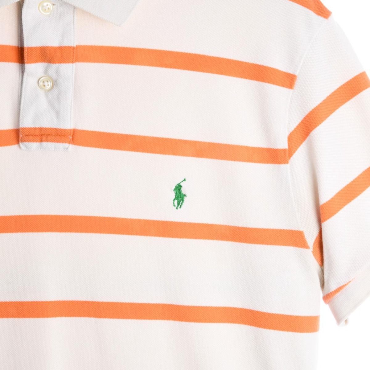 Ralph Lauren Orange & White Polo Shirt