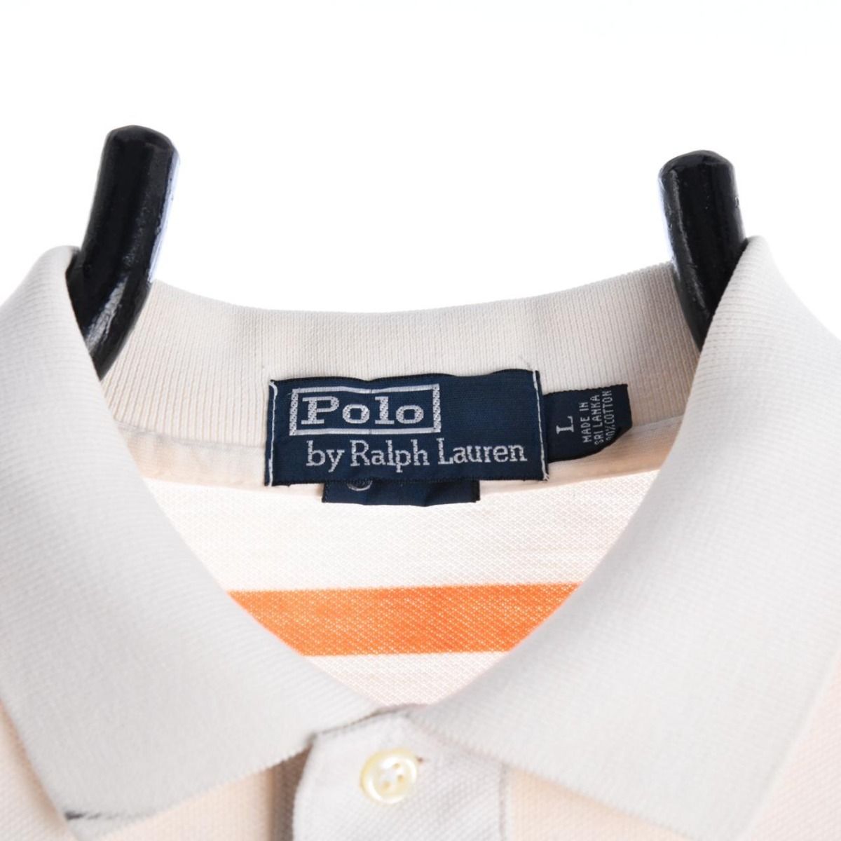 Ralph Lauren Orange & White Polo Shirt