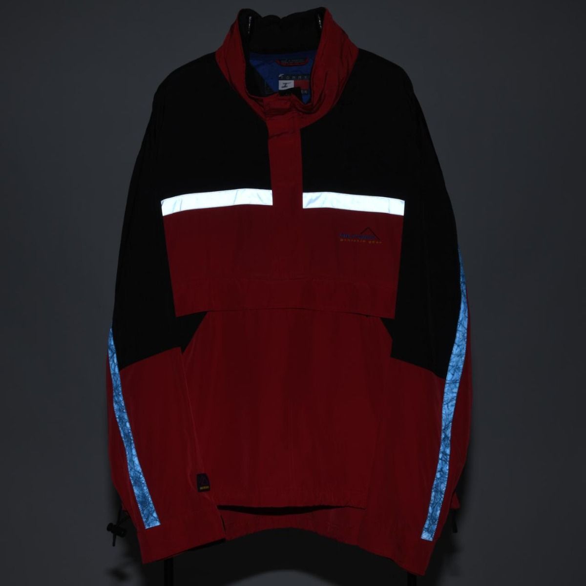 Tommy Hilfiger Red & Black Athletic Gear Jacket