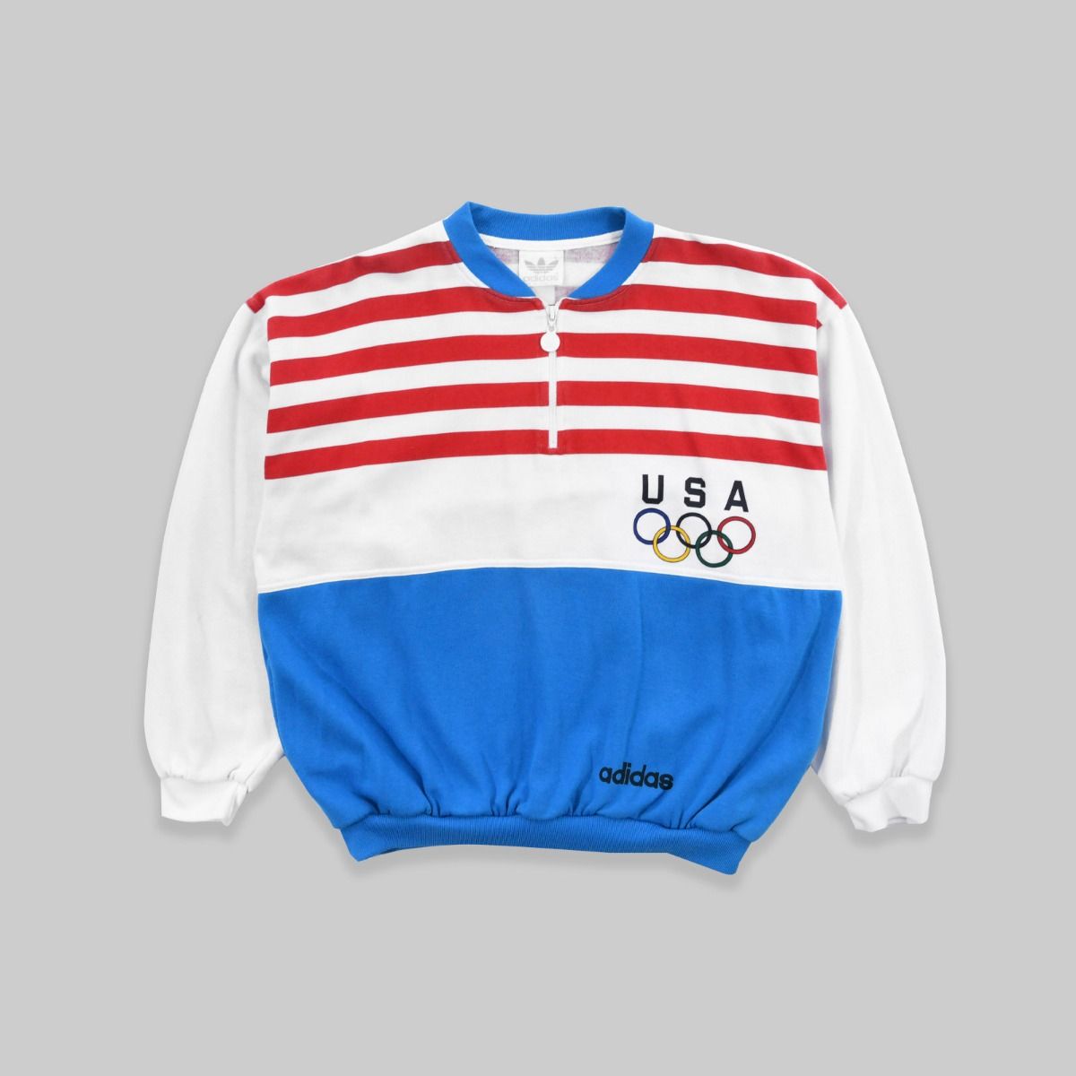 Adidas Late 1980s Olympic Quarter-Zip Sweatshirt