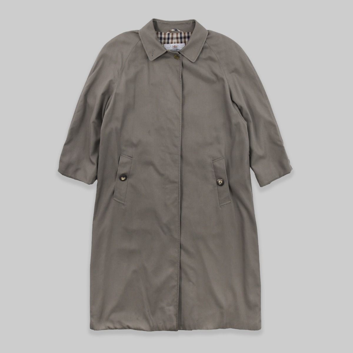 Aquascutum 1990s Aqua 5 Trench Coat