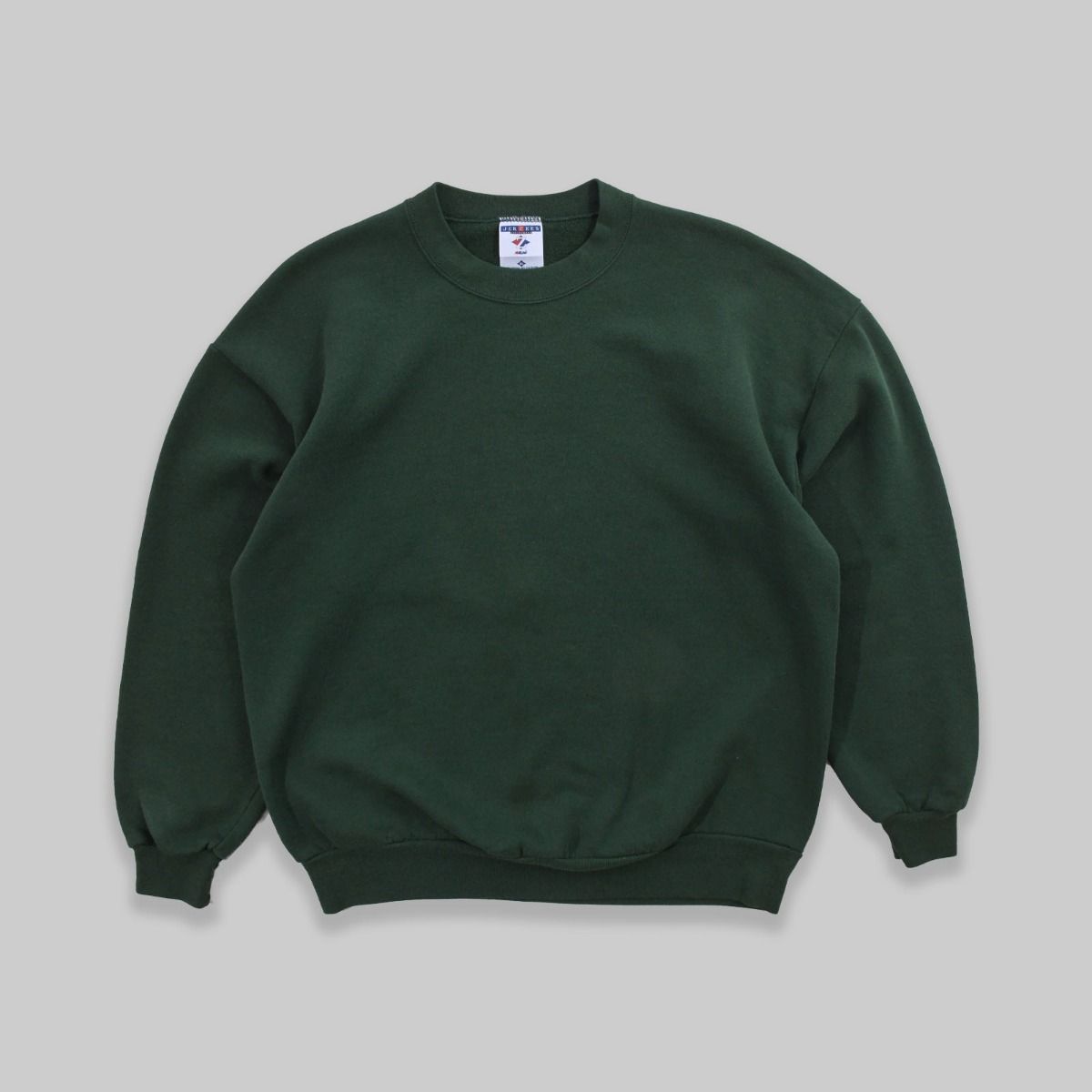 Jerzees Late 1990s Blank Green Sweatshirt
