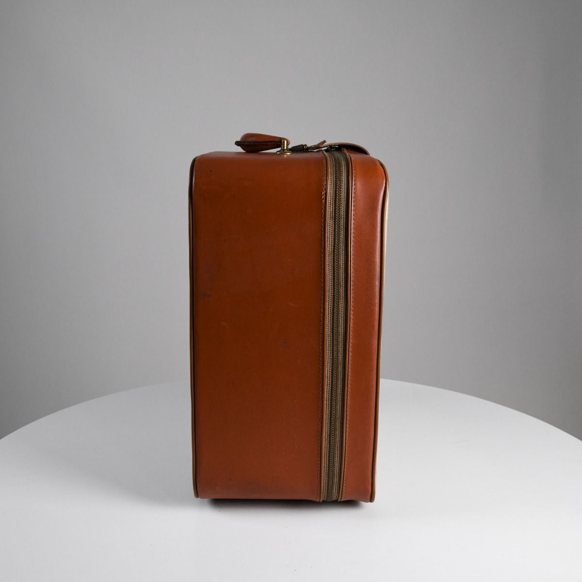 Vintage 1970s Kingfisher 'Airline' Leather Suitcase