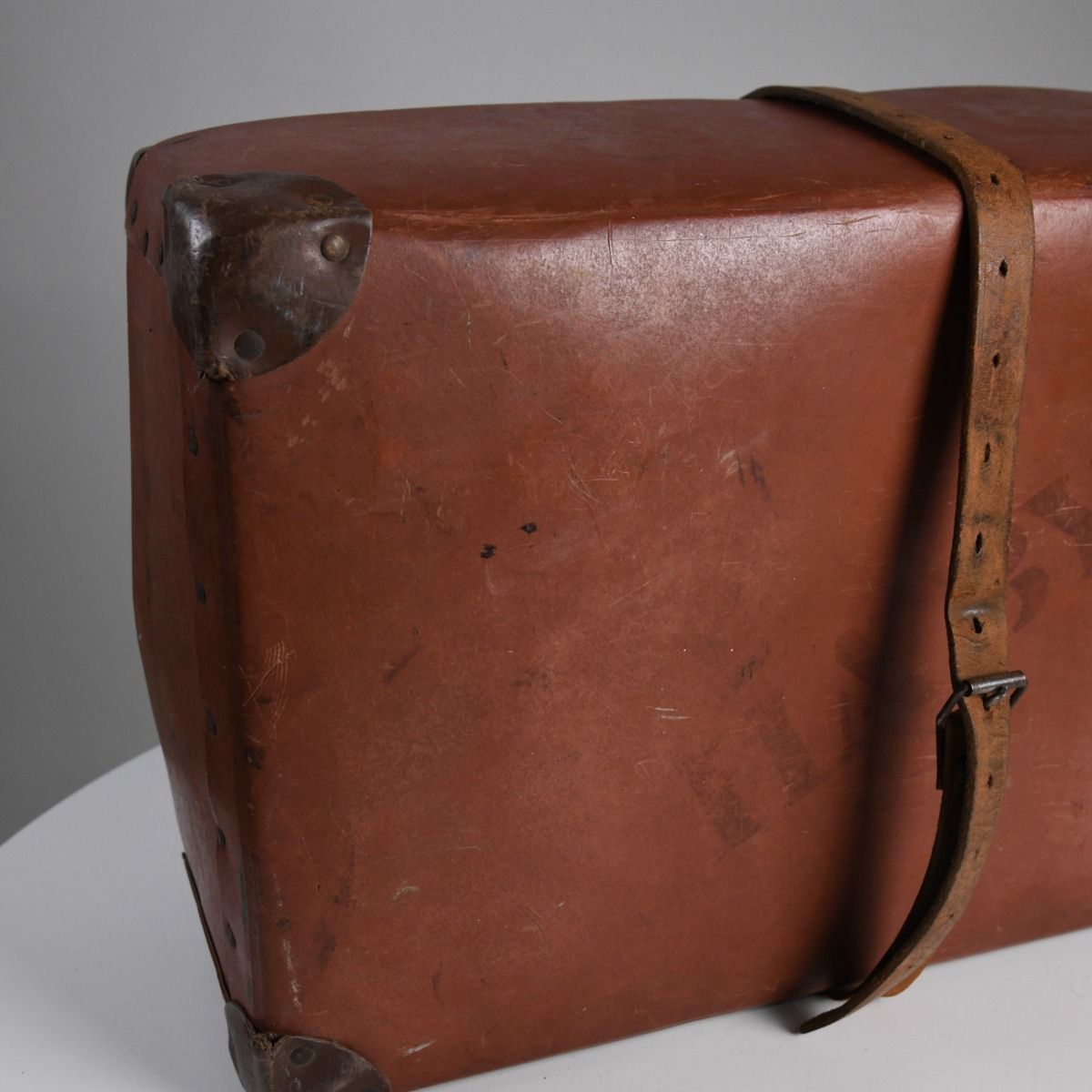 Vintage Early 1900s Hard Shell Suitcase