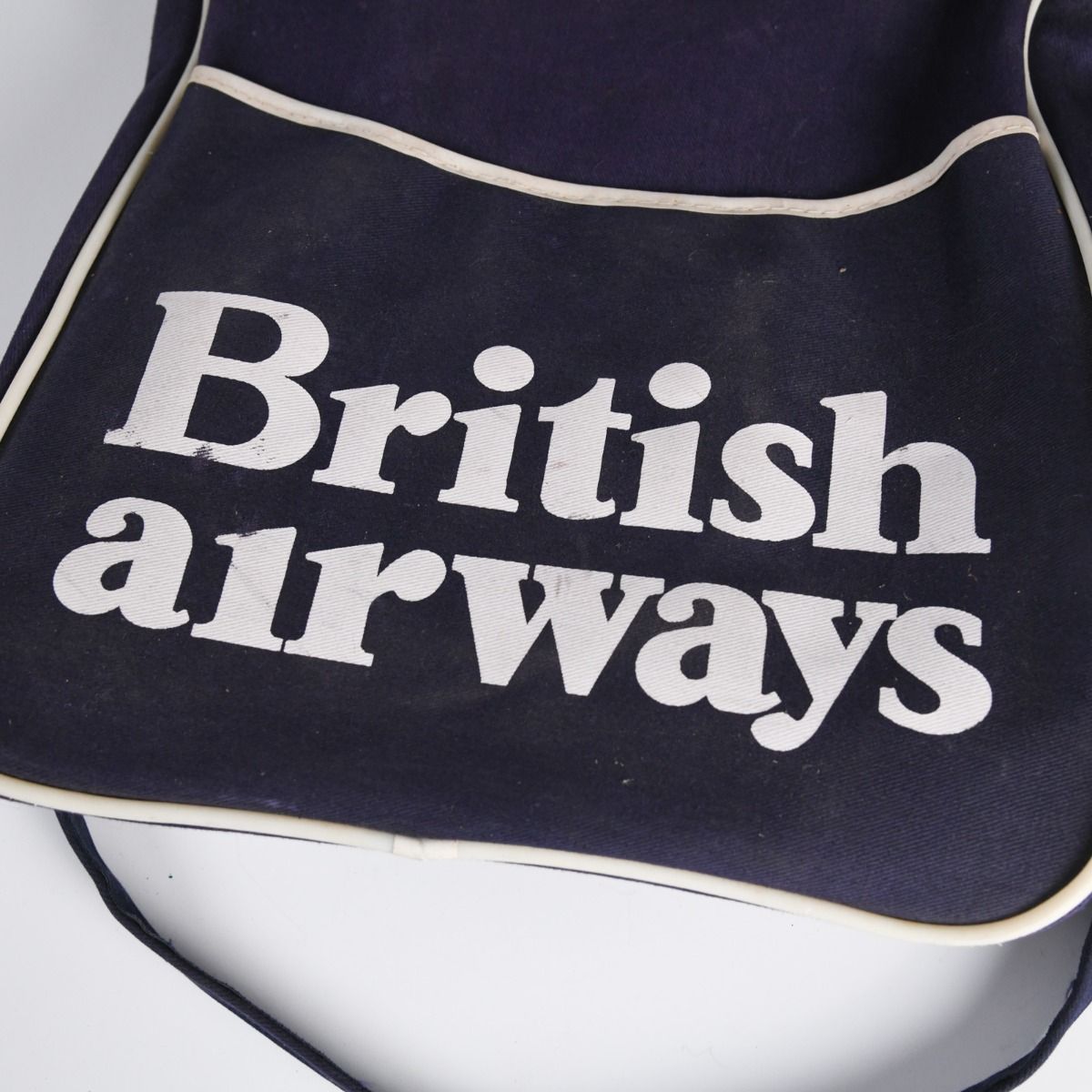 Vintage 1980s British Airways Flight Carry Bag