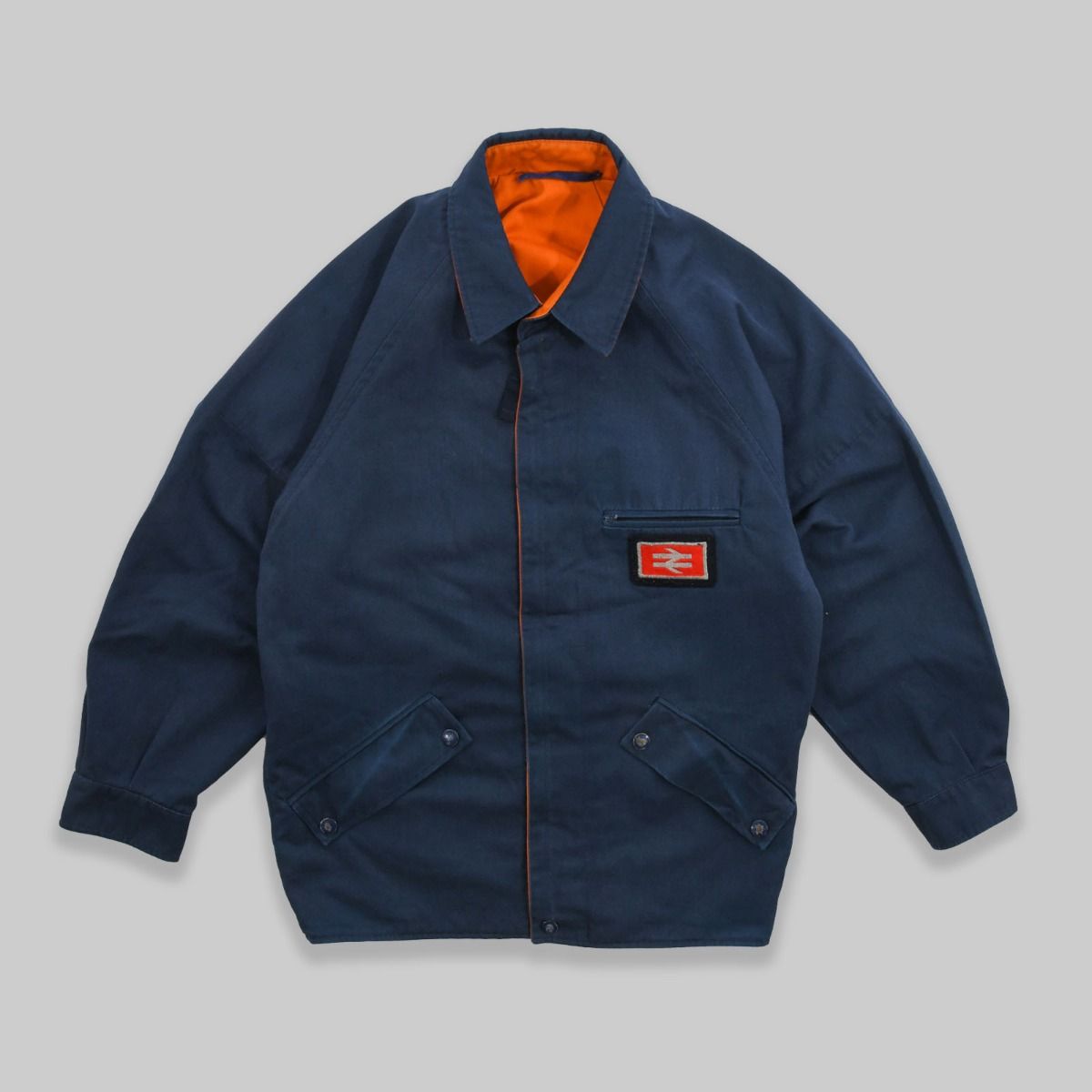 Vintage 1980s British Rail Workers Chore Jacket